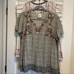 Knox rose boho tops bundle, size XXL, 2 in bundle